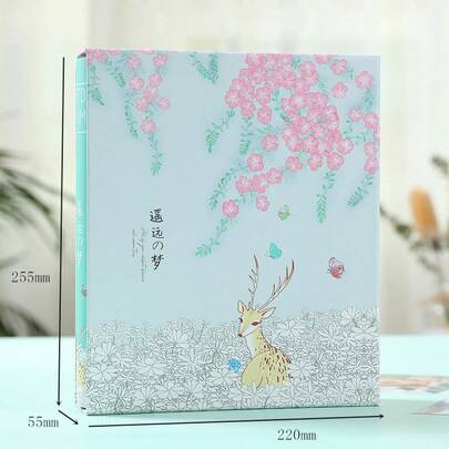 6inch Photo Album With Insert Pages, Large Capacity Family Edition Storage Album, Baby Growth Commemorative Album, 200 Pages