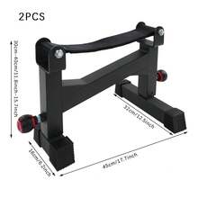 Rack pour barre d'haltérophilie - Noir - Voir 2