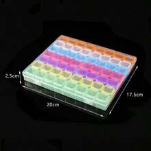 Transparent Portable Jewelry Box For Necklaces, Earrings, Rings, Anti-Oxidation, Detachable Storage Box, Popular Online Jewelry Box - Multicolor - View 14
