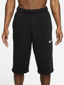 Nike OTT 短裤，黑色，弹性中腰，及膝长度，男款 - 黑色 - 查看 2