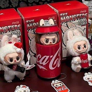 Pop Mart Labubu Collaboration, Random Blind Box, Chance To Get A Hidden Item, Refreshing Summer Cola Plush Toy, Plush Toy, Perfect Christmas Or Birthday Gift
