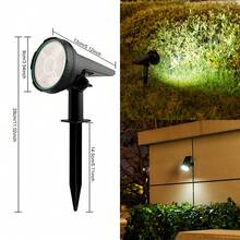 1pc/Box Solar LED Lawn Light, Outdoor Path Light, Suitable For Outdoor, Garden, Steps, Corridor, Yard, Solar Powered, Outdoor Decorative Landscape Lighting - Multicolor - View 12