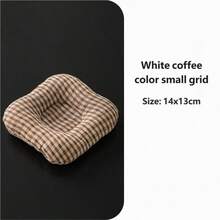 Japanese Style Fabric Coasters, Food Photography Props, Korean Ins Grid Teapot Mat, Heat Insulation Pad - Multicolor - View 14