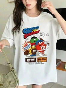 Women T-Shirts - 白色 - 查看 2