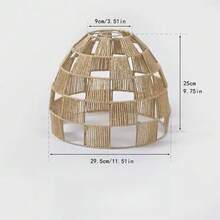 1个多功能灯罩，适用于各种场景和灯具类型，乡村风格，复古设计 - 半圓形 - 查看 6