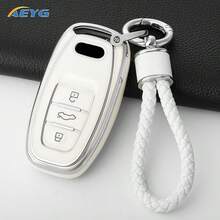 Brand New TPU Car Key Fob Cover, Fit For Audi A1 A3 A4 A5 A6 A7 A8 Quattro Q3 Q5 Q7 S4 S5 S6 S7 S8 R8 TT Key Shell Protective Accessory - Audi a - View 3