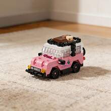 9pcs Mini Car Building Block Set, Micro Particle City Vehicle Model Assembly Toys, Educational DIY Decoration, Children's Birthday Gift - Multicolor - View 10