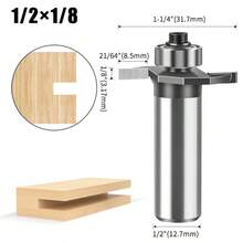 2-In-1 Ball Bearing T-Slot Router Bit, Wood Milling Cutter, Groove Cutting Knife, Chamfer Knife, Pull Handle Knife - Ball Bearing T-blade - View 22