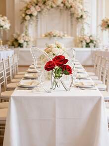 透明蝴蝶造型亚克力花瓶，优雅现代桌面婚礼装饰，家居装饰蝴蝶花瓶，优雅桌面装饰，客厅卧室水培花卉，INS风格家居装饰玻璃花瓶 - B - 查看 6