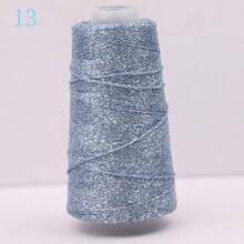 50g Gold & Silver Metallic Hollow Yarn, Handmade Knitting Yarn For DIY - Multicolor - View 25