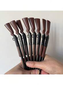 1pc Hunting Themed Ballpoint Pen With 1.0mm Black Ink, Outdoor Enthusiast Gift Set, Retractable Mechanism, Smooth Ink Flow, Neutral Pen, Push Button, Creative Gift - Multicolor - View 1