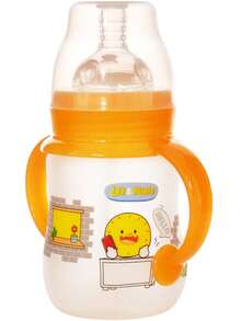 180ml/280ml Anti-Explosion Glass Baby Bottle With Handle, Anti-Colic Nipple, Temperature Resistant -20°C~400°C, Leak-Proof Infant Newborn Feeding Bottle - Multicolor - View 13