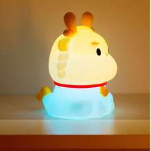 Children's Night Light, LED Bedside Lamp, Nursery, Silicone Nursing Light, Dimmable Touch Lamp, Suitable As Gift For Girls, Cute Night Light, Kids Room - Multicolor - View 8