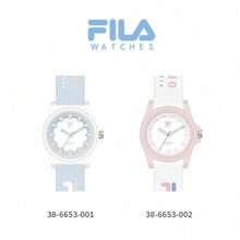 FILA 38-6653 马卡龙色硅胶石英表，39毫米大表盘，30米防水，学生情侣运动腕表 - 均碼 - 查看 4