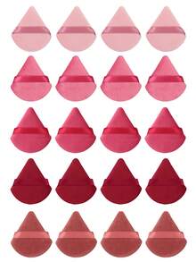 5/10/20/30/50/100pcs Velvet Makeup Sponge Puff, Soft Velvet Material Suitable For Contouring, Eye Area And Corners, Suitable For All Skin Types - Multicolor - View 14