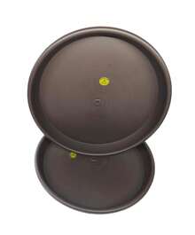 5 pzs bases para macetas gigantes (con 40 cm diametro en su base} color chocolate - B - Ver 3