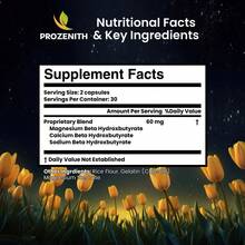 Beta Hydroxybutyrate (BHB) Supplement Capsules | Magnesium, Calcium & Sodium BHB Formula | Keto Wellness Support | 60 Count (1 Bottle) - 1 Bottle - 查看 5