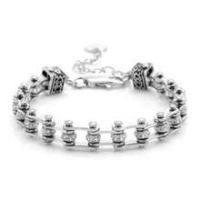 1pc Biker Jewelry Stainless Steel Colorful Vacuum Plated 7mm Wide Mini Handmade Bike Chain Bracelets With Adjustable Extra Chain,New Daily Wear Birthday Gift For Wife Or Girlfriend. - 7mm Adjustable Bicycle Chain - View 10