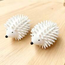 1 quả bóng giặt máy, hình nhím bằng silicon mềm, chống bám bẩn, hỗ trợ giặt giũ, loại bỏ xơ vải và làm sạch. - Trắng 1 cái - Xem 9