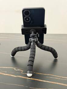 八爪章鱼造型手机支架，桌面迷你海绵三脚架手机支架，适用于手持、桌面、树枝、地面等多种手机放置方式 - 彩色 - 查看 10