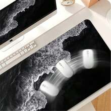 专业级超顺滑防水加厚梵高画风游戏鼠标垫，适用于办公和电脑使用 - 查看 4