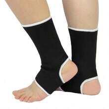 1双吸湿排汗柔软踝部压缩袜，适合跑步、健身、徒步旅行和其他运动 - 彩色 - 查看 8