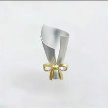 1pc Versatile DIY Flower Vase Brooch, Artistic Fresh Bowknot Lapel Pin Accessory - Multicolor - View 1