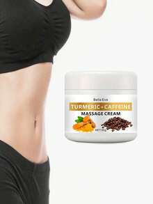 姜黄和咖啡因紧致身体乳 - 适合所有肤质，蕴含乳木果油、霍霍巴籽油、椰子油，紧致肌肤，改善肤色不均，紧致腰部、大腿、手臂、臀部 - 1pc - 查看 5