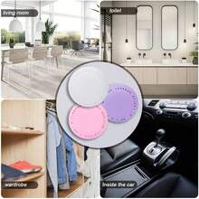 2/6/12pcs Home Fragrance Sachets For Closet & Drawers, 50pcs Refill Scented Sheets, Suitable For Wardrobe, Drawers, Room, Bathroom, Car, Long-Lasting Fragrance (Lavender Scent). (Pink - Cherry Blossom, Purple - Lavender, Yellow - Osmanthus, Green - Jasmine) - Multicolor - View 7