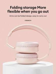 Lenovo TH30 Bluetooth Headphones With Carrying Pouch, HiFi Stereo Sound, Low Latency, Microphone, Wireless Connection, Compatible With Computer & Smartphone - Black + Storage Bag 20*25 - View 3