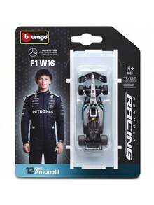 2025新款 1:64比例 Bburago 2025 F1 合金車模 -  SF25/Red Bull RB21/ W16 E Performance/ MCL39 合金賽車模型 完美收藏品 節日生日禮物 - 彩色 - 查看 4