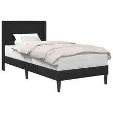 Hanging Headboard Bed Frame With Headboard 100 X 200 Cm Velvet - Multicolor - View 3