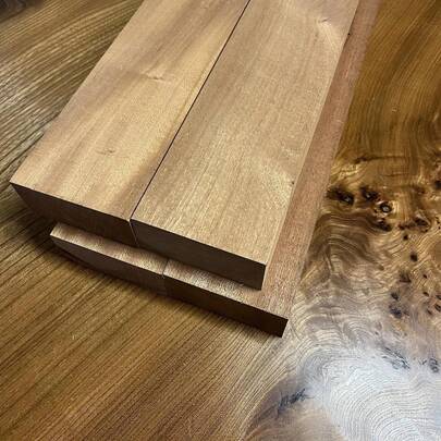 SAPELE HARDWOOD TIMBER - MULTIPLE LENGTHS (MAHOGANY) Wood 45mm X 94mm X 1000mm