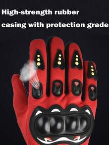1 par de guantes de bicicleta, guantes de ciclismo sin dedos/de dedo completo con almohadilla antideslizante y amortiguadora para hombres y mujeres - guantes de bicicleta de montaña y carretera con almohadilla de gel transpirable para entrenamiento de fitness al aire libre - guantes de bicicleta acolchados de media dedos con características antideslizantes y amortiguadoras, adecuados para hombres y mujeres - Multicolor - Ver 4