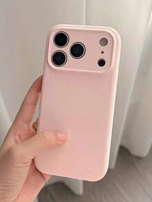 1个高品质液态硅胶全包防震手机壳，适用于 17、17 Pro Max、17 Pro、17 Air、17、16、16 Pro Max、15、14、13、12、11 Pro Max Plus，触感柔软，保护性强。 - 莫蘭迪粉 - 查看 2