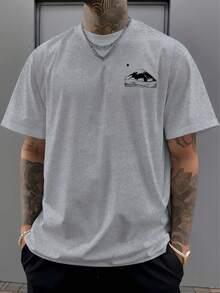 Fashionable Men's T-Shirt - White - View 5
