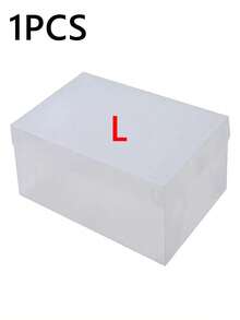 1/6pcs Transparent Plastic Shoe Boxes With Lids - Multipurpose, Waterproof, Stackable - Suitable For Dorm And Home Use - View 11