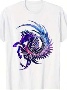 T-Shirt With Abstract Portrait Of An Artist - Style 3 - 查看 1