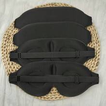 2pcs/4pcs 3D Contoured Eye Mask, No Eye Pressure Slow Rebound, Blackout, Breathable & Adjustable - Multicolor - View 9
