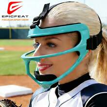Softball Face Mask Mask, Lightweight Baseball And Softball Protective Mask, For Youth And Adult, Lightweight Manufacturing, Wide Field Of Vision, Light And Comfortable, Durable Softball Mask. - Mint Green - View 3