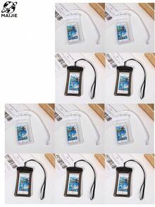 Bộ 1-5 túi đựng điện thoại chống nước đa năng, bao da điện thoại chống nước có túi khí, túi đựng điện thoại chống nước dưới nước, túi khô chống nước cho điện thoại đi biển, thích hợp cho điện thoại thông minh, quà tặng Giáng sinh, Halloween, gia đình, sinh nhật, năm mới, mùa hè đi biển. - Nhiều kiểu dáng - Xem 11