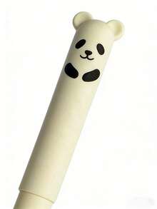 4pcs/Set Kawaii Pig, Panda, Mouse Erasable Gel Pens, 0.35mm Blue & Black Ink School Office Supplies Stationery Gifts Back To School - One Size - View 8