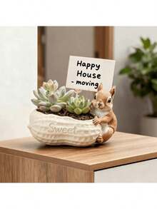 Peanut Squirrel Silicone Mold - Soft, Durable And Easy To Demold, Multipurpose DIY Planter, Resin And Gypsum Craft Mold, Suitable For Home Decor, DIY Enthusiasts And Holiday Decoration Creative Gifts - Squirrel Peanut Mold - View 5