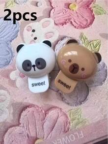 1pc Cute Animal Pattern Toothbrush Head Protector, Toothbrush Holder, Electric Toothbrush Dust Cover, Toothbrush Clip, Dust Cover - Multicolor - View 18