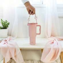 Dây đeo tay cầm bằng hạt cườm cho bình nước và các loại bình đựng nước khác. - Nhiều màu - Xem 4