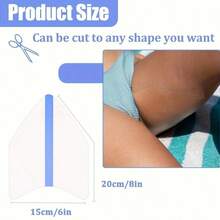 5片/套 隐形提拉大腿贴，防水耐磨皮肤保护垫，透明防滑粘性贴片 - 彩色 - 查看 10