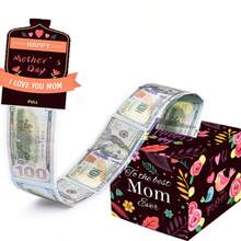 Hộp đựng tiền tiết kiệm có thẻ kéo ra và 50 túi trong suốt, thích hợp cho tiệc sinh nhật bé trai và bé gái. - Xem 8