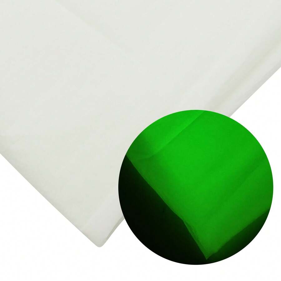 [Glow-In-The-Dark] Glow-In-The-Dark Fabric By The Yard | 19.68x56.29" | Reflective Polyester | Hand Wash Only | DIY Clothing & Crafts - Default - View 1