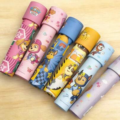 Paw Patrol 1pc "Paftra " Kaleidoscope Prism Toy With Magnifier, Pattern Changing, Best Birthday Gift For Friends, Party Decoration, Perfect Room Decor
