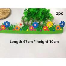 Nhãn dán trang trí tường hình vòng hoa 3D EVA nhiều màu sắc, có thể tháo rời, tự dính, hình hoạt hình, thích hợp cho trường mầm non, nhà trẻ, lớp học, hành lang. - Nhiều kiểu dáng - Xem 36